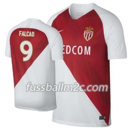 Fußballtrikots AS Monaco Falcao 9 Heim Trikotsatz 2018-2019 Fußballtrikots AS Monaco Falcao 9 Heim Trikotsatz 2018-2019